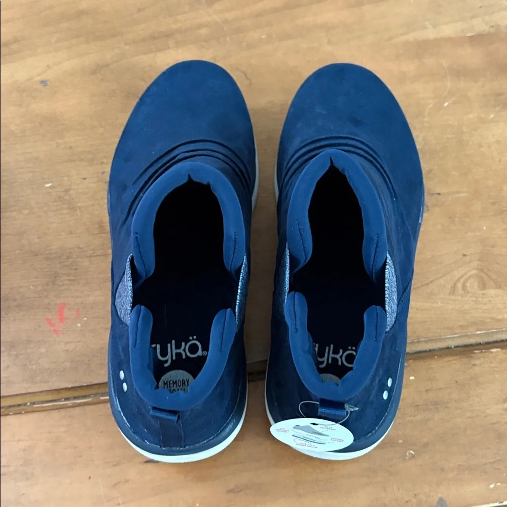 Ryka Women's Navy Niah Ankle Slip-On Wedge Shoes Size 9.5 - Picture 11 of 14
